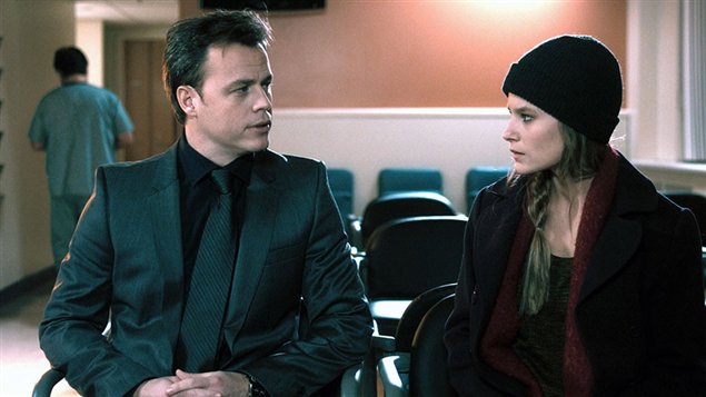 Louis Morissette et St�phanie Lapointe dans le film <i>Liverpool</i>