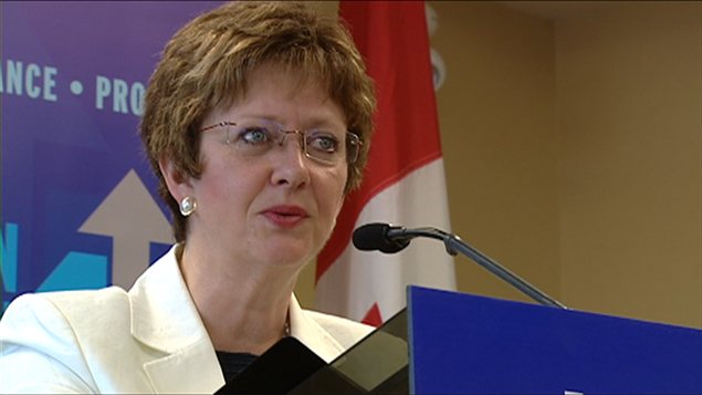 La ministre des Ressources humaines, Diane Finley