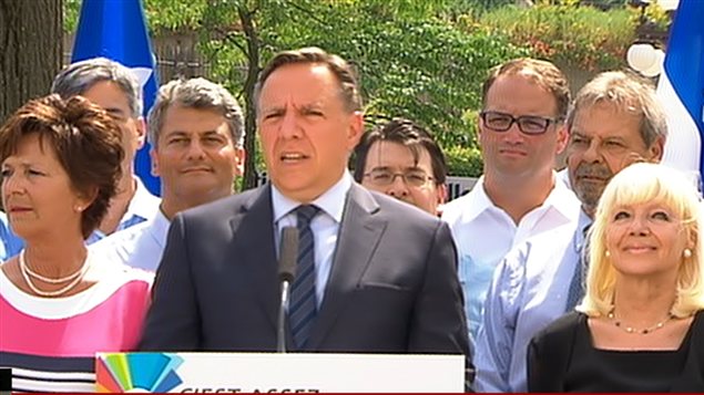 Le chef de la CAQ, François Legault