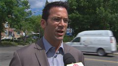 Patrick Huot, député sortant du PLQ dans la circonscription de Vanier-Les Rivières.