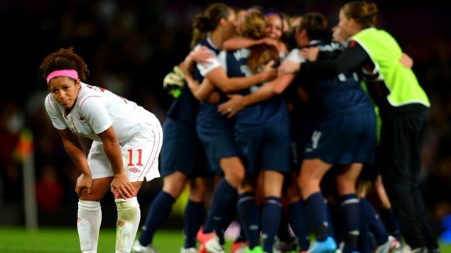 D�faite du Canada contre les �tats-Unis (Photo : Andrew Yates)