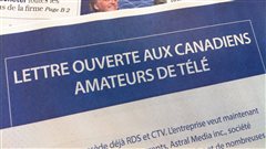 Lettre ouverture dans « Le Devoir »