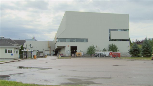 L'usine de Produits forestiers Résolu à Dolbeau-Mistassini
