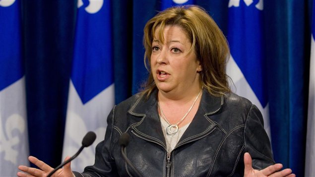 Sylvie Roy, ex-adéquiste et candidate pour la CAQ dans Arthabaska (photo prise en octobre 2009)