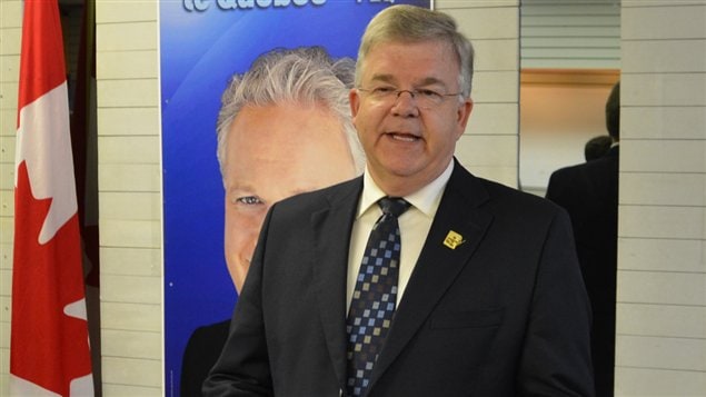 Le candidat libéral dans la circonscription d'Abitibi-Est, Pierre Corbeil