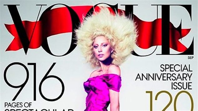 Lady Gaga sur la couverture du magazine Vogue