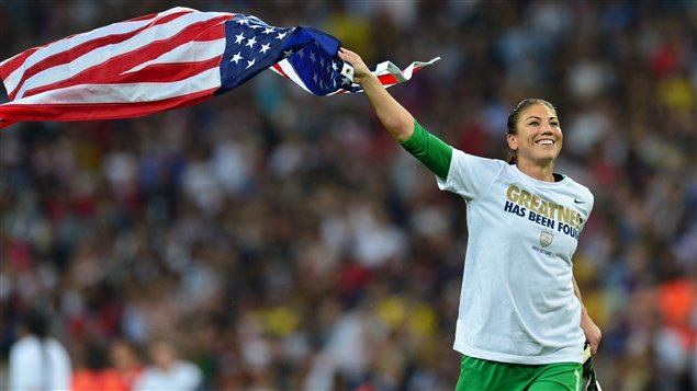La gardienne américaine Hope Solo