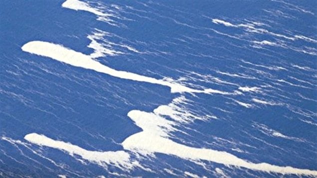 L'amas de pierres volcaniques