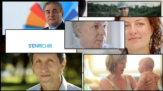 Les publicités électorales destinées à la télévision.