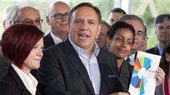 François Legault a dévoilé le programme électoralde la CAQ.