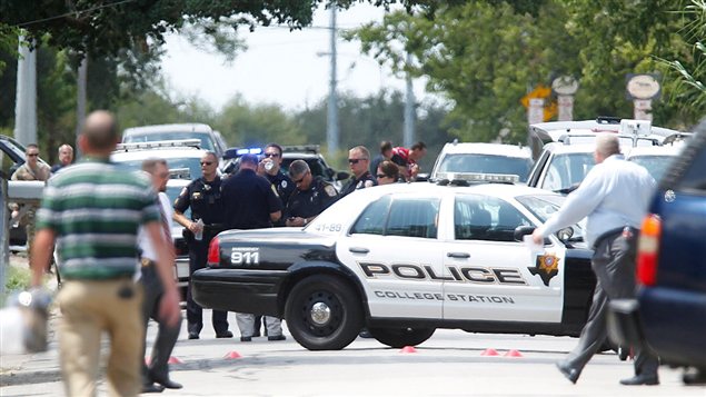 Policías en Texas.