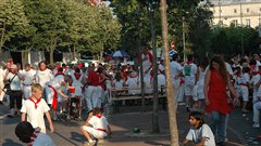 Rassemblement de festayres lors des f�tes de Bayonne 2006