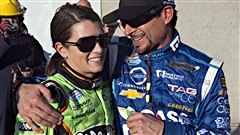 Danica Patrick et Alexandre Tagliani