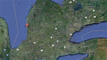 Goderich est située au bord du lac Huron.