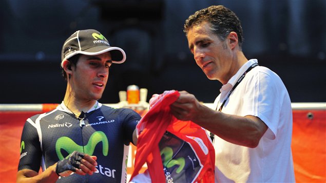 Jonathan Castroviejo et Miguel Indurain