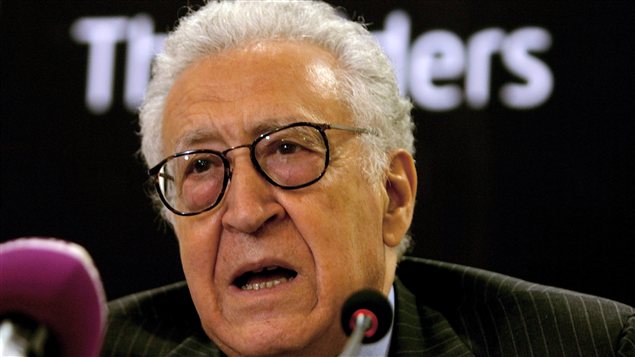 Lakhdar Brahimi à Khartoum, le 27 mai 2012