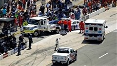 Mark Martin accidenté au Michigan