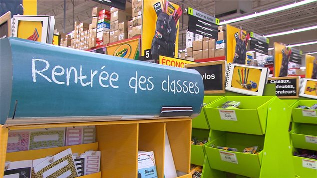 Les Canadiens vont dépenser plus pour l'achat des fournitures scolaires à la prochaine rentrée