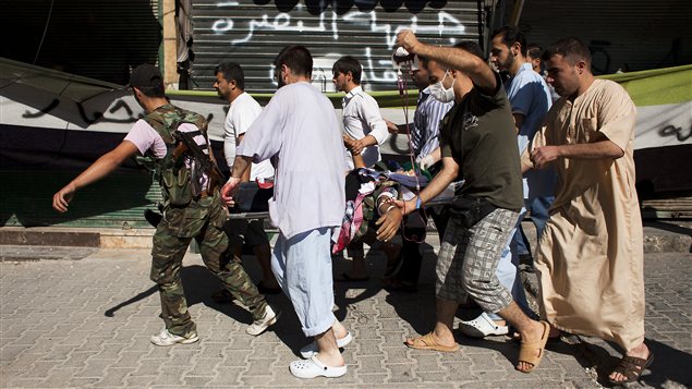 Des rebelles syriens à Alep