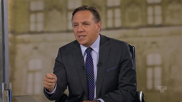 Le chef de la Coalition avenir Québec François Legault