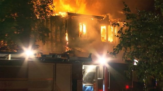 Incendie à Longueuil