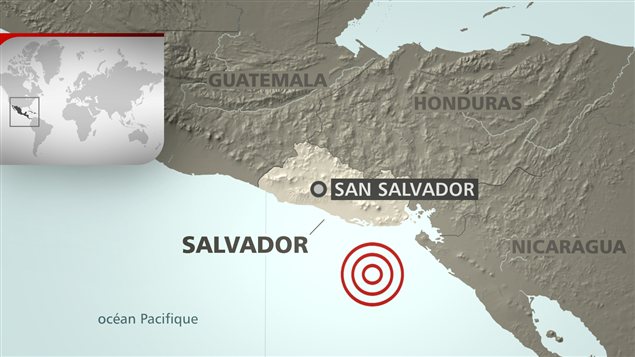 Carte du Salvador