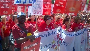 Manifestation d'enseignants