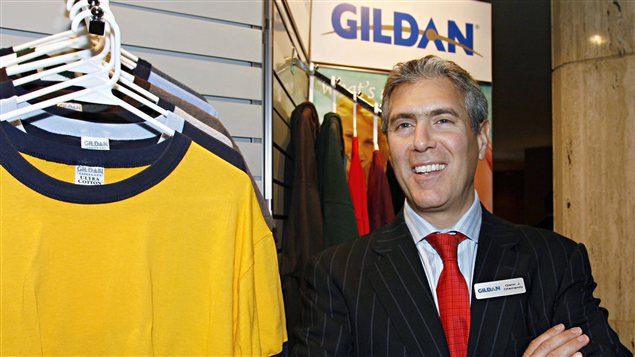 Le président et chef de la direction de Vêtements de sport Gildan, Glenn Chamandy