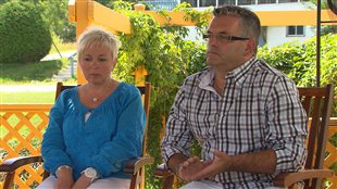 Les parents des victimes, Linda et Carl Bélanger