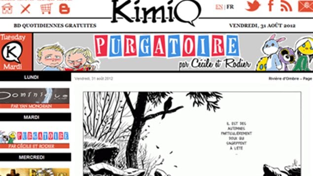 Kimiq, la nouvelle BD sur le web
