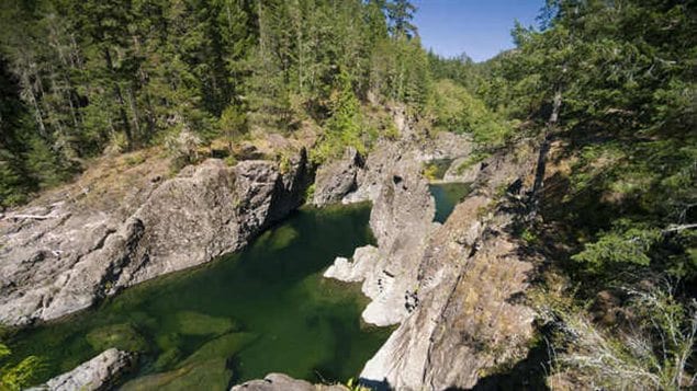 Le terrain de camping Sooke Potholes, à l'ouest de Victoria, est l'une des 300 propriétés détenues en Colombie-Britannique par The Land Conservancy of B.C.