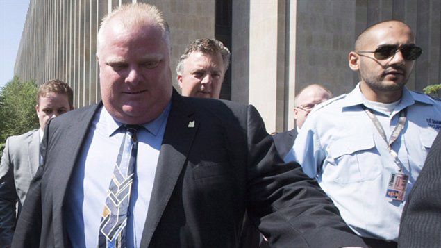 Le maire de Toronto, Rob Ford