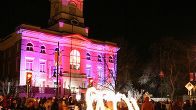 La Maison des artistes francophones qui est logée dans l'ancien hôtel de ville de Saint-Boniface