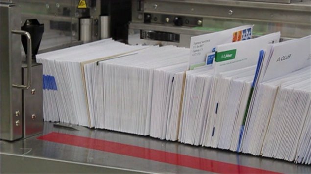 Du courrier.