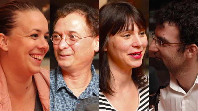  Martine Desjardins, Normand Baillargeon, Annie Desrochers et Akos Verboczy �Radio-Canada/Marie-Sandrine Auger
