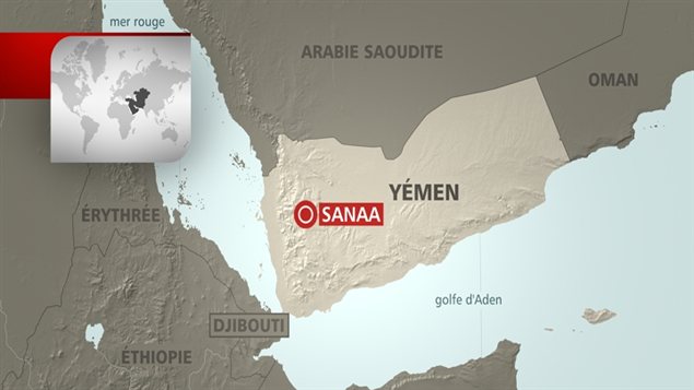 Situación geográfica de Yemen y de la provincia de Saná