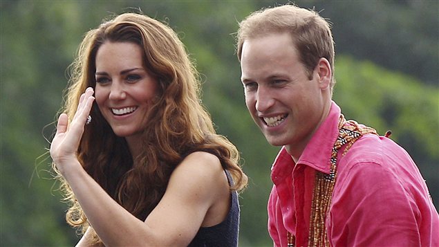 La duchesse de Cambridge, Kate Middleton, et son époux, le prince William.