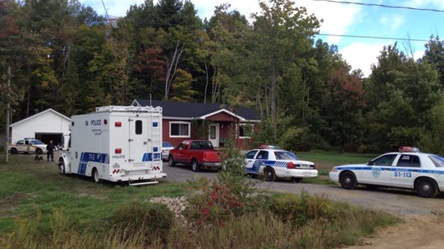 Voitures de police à Saint-Félix-de-Valois