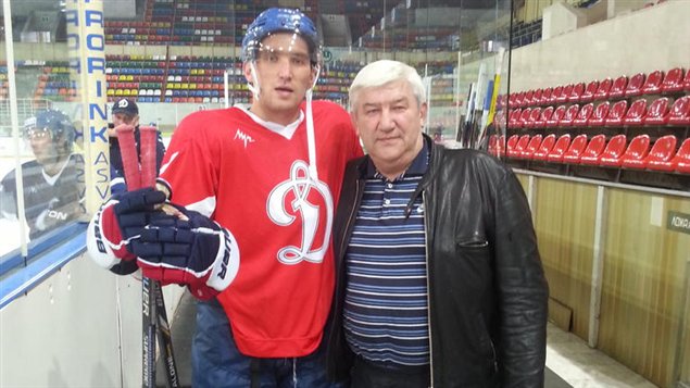 Alexander Ovechkin et son père, Mikhail