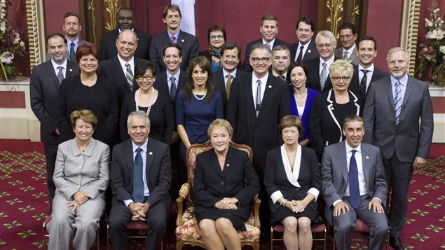 Le Conseil des ministres du gouvernement Marois