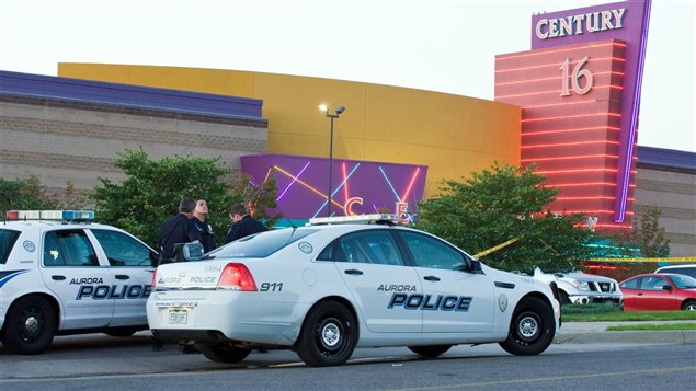 Le cinéma Century 16 à Aurora au Colorado.