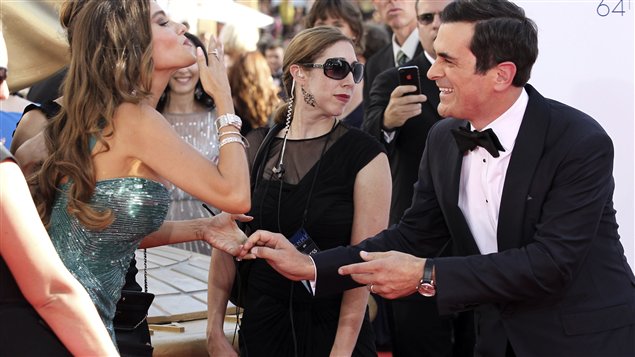 Les acteurs de la série Modern Family, Sofia Vergara et Ty Burrell.