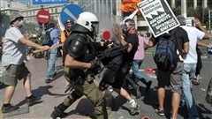 Manifestation à Athènes contre l'austérité