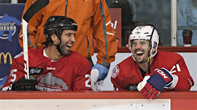 Maxime Talbot et Brian Gionta