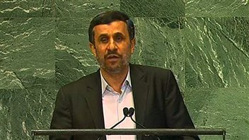 Le président iranien, Mahmoud Ahmadinejad