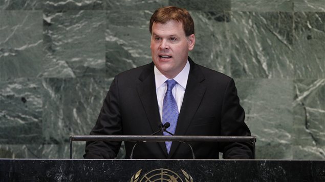 Le ministre des Affaires étrangères du Canada, John Baird