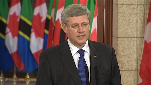 Stephen Harper a minimisé l'appui de son gouvernement à la candidature de Robert Abdallah comme PDG du Port de Montréal.