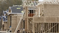 Maisons en construction à Abbotsford, en Colombie-Britannique