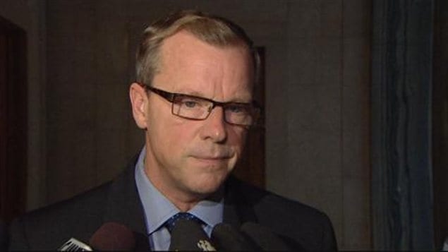 Le premier ministre saskatchewanais Brad Wall