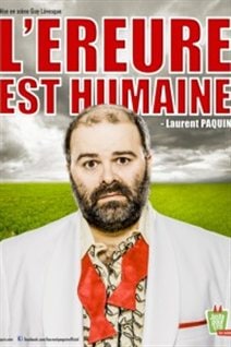 L'affiche du nouveau spectacle de Laurent Paquin